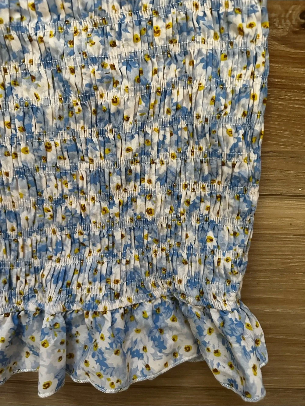 Smocked BodyCon Dress L NWT - Picture 4 of 8